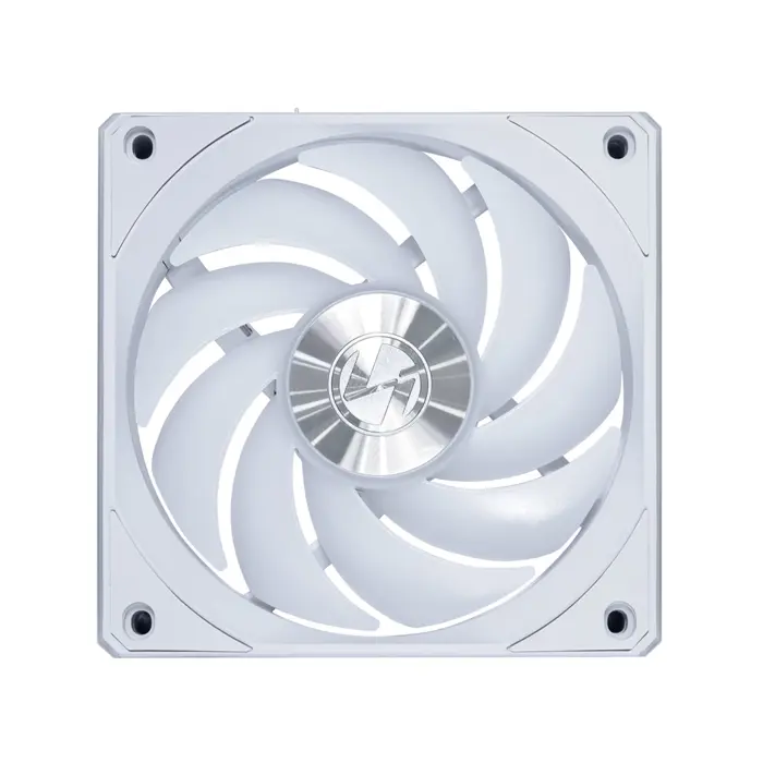 White wireless Lian Li UNI FAN 3-pack fan, 120mm