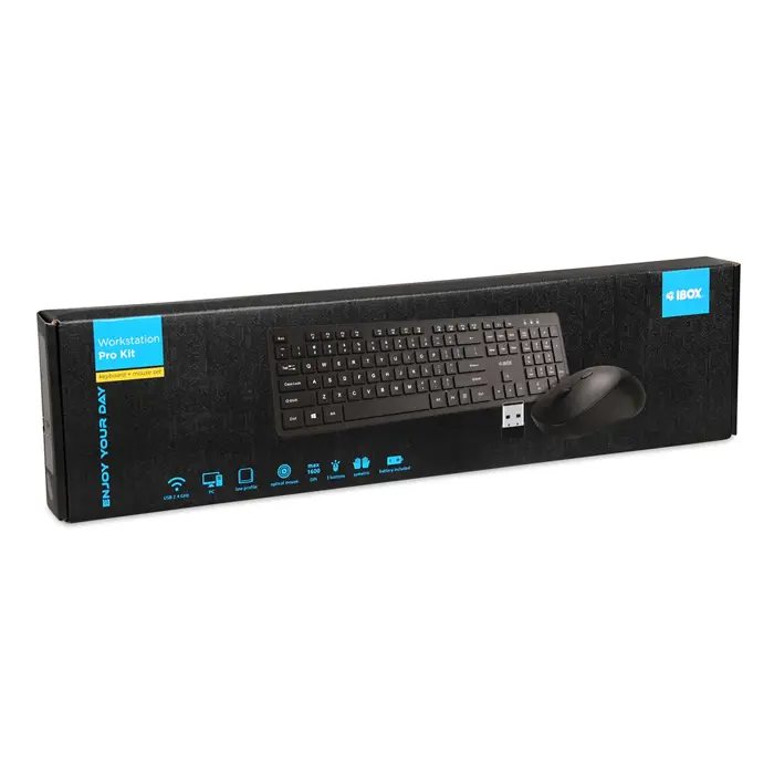 Wireless keyboard + mouse set iBOX Workstation Pro Kit