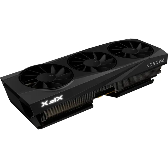 XFX Radeon RX 9070 XT Quicksilver, graphics card black, RDNA4, GDDR6, 3x DisplayPort, 1x HDMI 2.1
