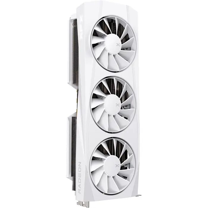 XFX Radeon RX 9070 XT Quicksilver, graphics card white, RDNA4, GDDR6, 3x DisplayPort, 1x HDMI 2.1
