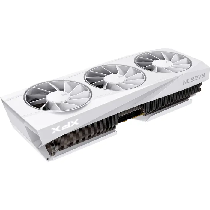 XFX Radeon RX 9070 XT Quicksilver, graphics card white, RDNA4, GDDR6, 3x DisplayPort, 1x HDMI 2.1
