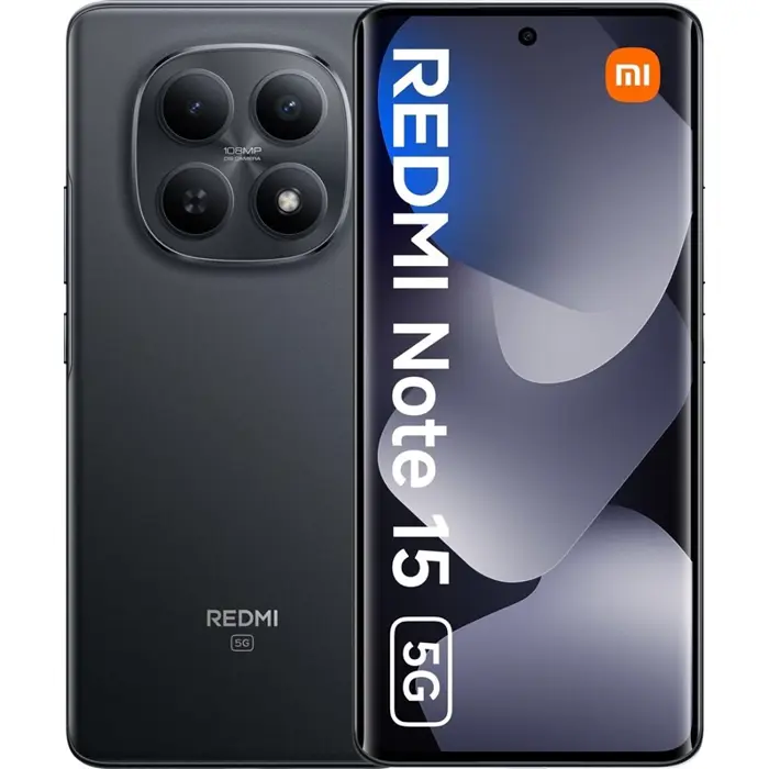 Xiaomi Redmi Note 15 5G 17.2 cm (6.77") 8 GB 128 GB 5520 mAh Black