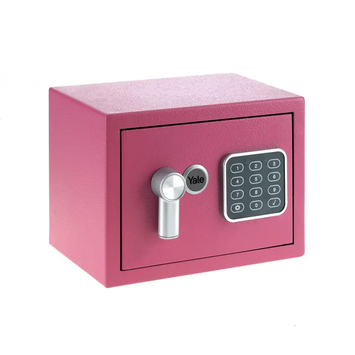 Yale YSV/170/DB2/P Freestanding safe 3.8 l Steel Pink