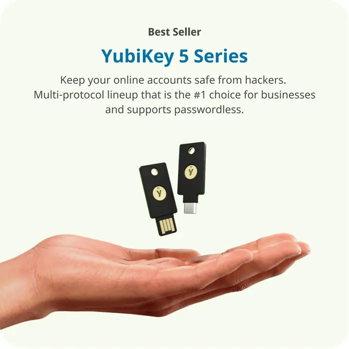 Yubico YubiKey 5 NFC - sikkerhedsnogle