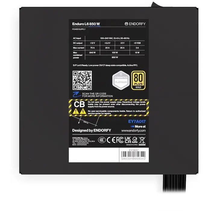 Napajanje ENDORFY Enduro L6 850 W