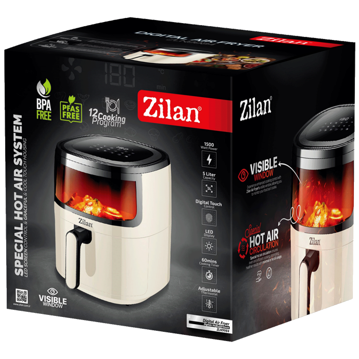 Zilan Friteza na vrući zrak, 1500 W, zapremina posude 5 lit. - ZLN9984