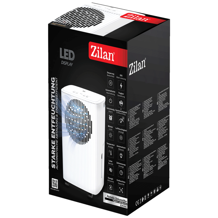 Zilan Isušivač/Odvlaživač zraka, 10l/24h, R290 - ZLN1061